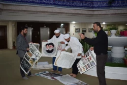 گزارش تصویری آماده سازی محل همایش پیش از موسم خادمان فرهنگی اهل سنت حج 1403 4