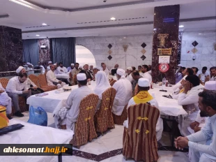 بزرگداشت سالگرد شهادت شهید خدمت آیت‌الله رئیسی و یارانش توسط کاروان‌های اهل سنت در مدینه منوره مدینه منوره 3