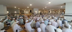 همدلی زائران اهل سنت گلستان با مردم مظلوم غزه در جوار بیت‌الله‌الحرام 2